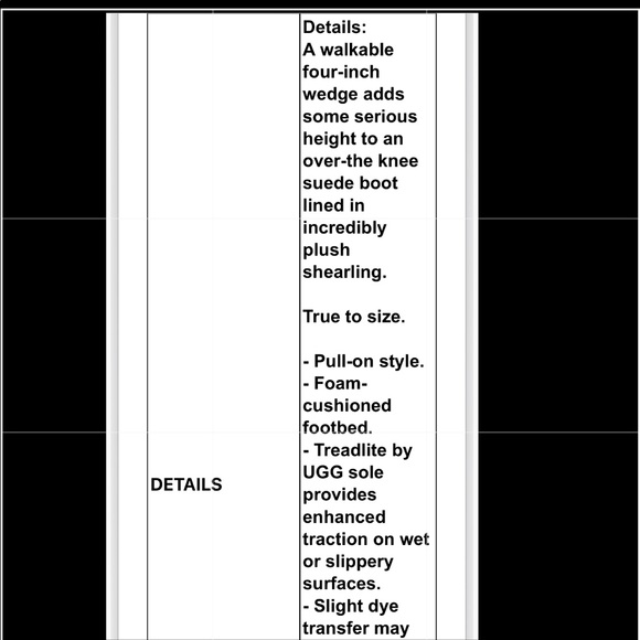 UGG Classic Mondri OTC Black Suede/Shearling Wedge - Picture 6 of 7